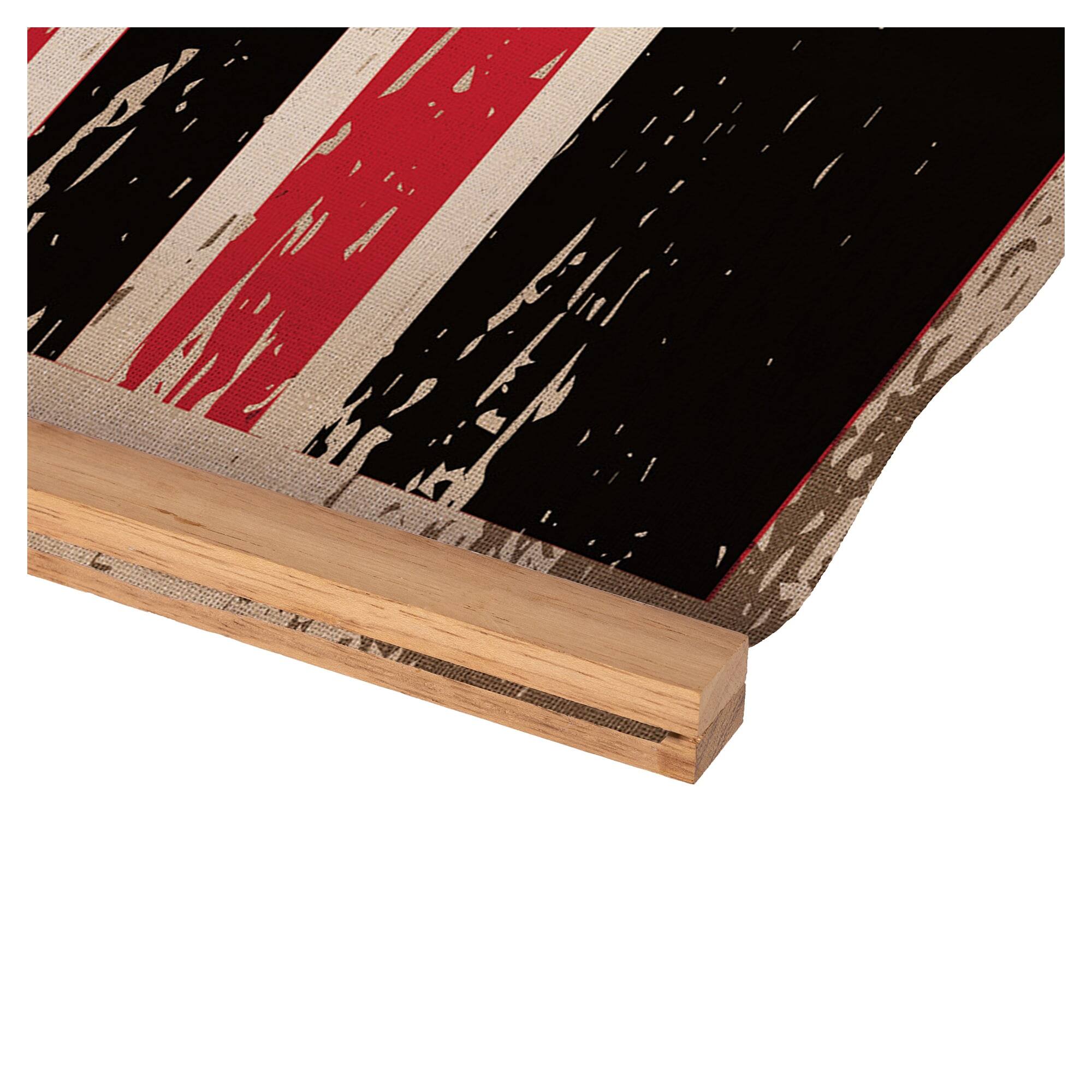 Alt View 3. Evergreen Enterprises - Texas Tech Red Raiders 24" x 36" Antique Style Canvas Wall Art Tapestry with Wood Frame - Multicolor.