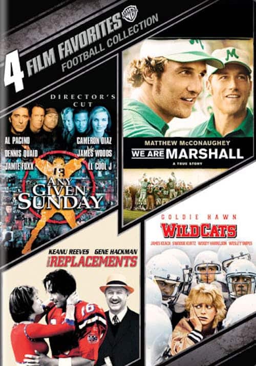 Front. 4 Film Favorites: Football Collection (DVD Set) [DVD].