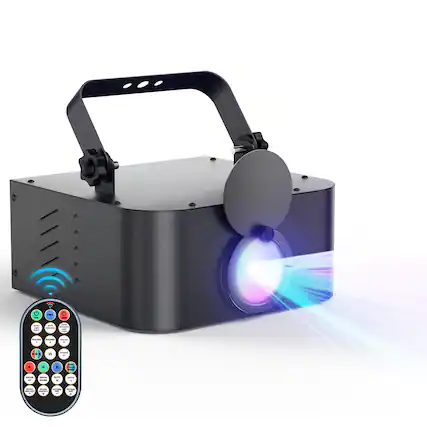 Front. UKing - Animation Effect Laser Light Stage Effect Lighting with Remote Controller DMX Sound Control for DJ Club Party Show.