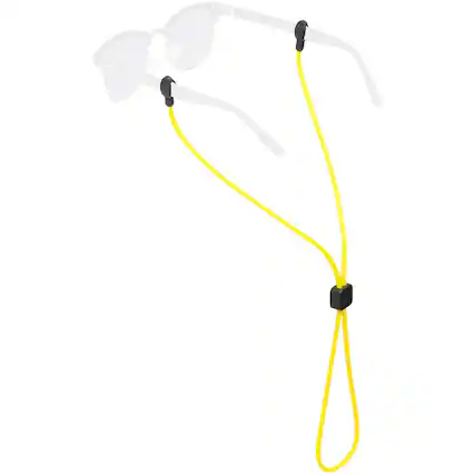 Front. Chums - Chums Slip Fit Rope Eyewear Retainer - EV Lime Yellow - EV Lime Yellow.