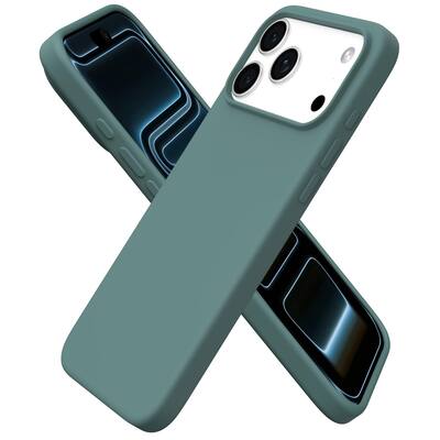 Ornarto Designed for iPhone 17 Pro Max Case 6.9", Liquid Silicone Soft Gel Shockproof Protective Case Pine Green BB-GJ-4B-IP17-69BP - Best Buy Ornarto Designed for iPhone 17 Pro Max Case 6.9", Liquid Silicone Soft Gel Shockproof Protective Case Pine Green BB-GJ-4B-IP17-69BP - Best Buy