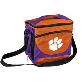 Logo Brands - Clemson Tigers Logo 24-Can Cooler - Multicolor