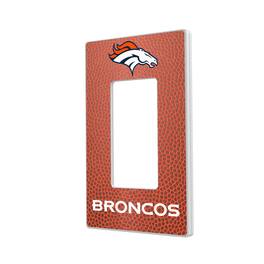 Keyscaper - Football Design Single Rocker Light Switch Plate - Multicolor