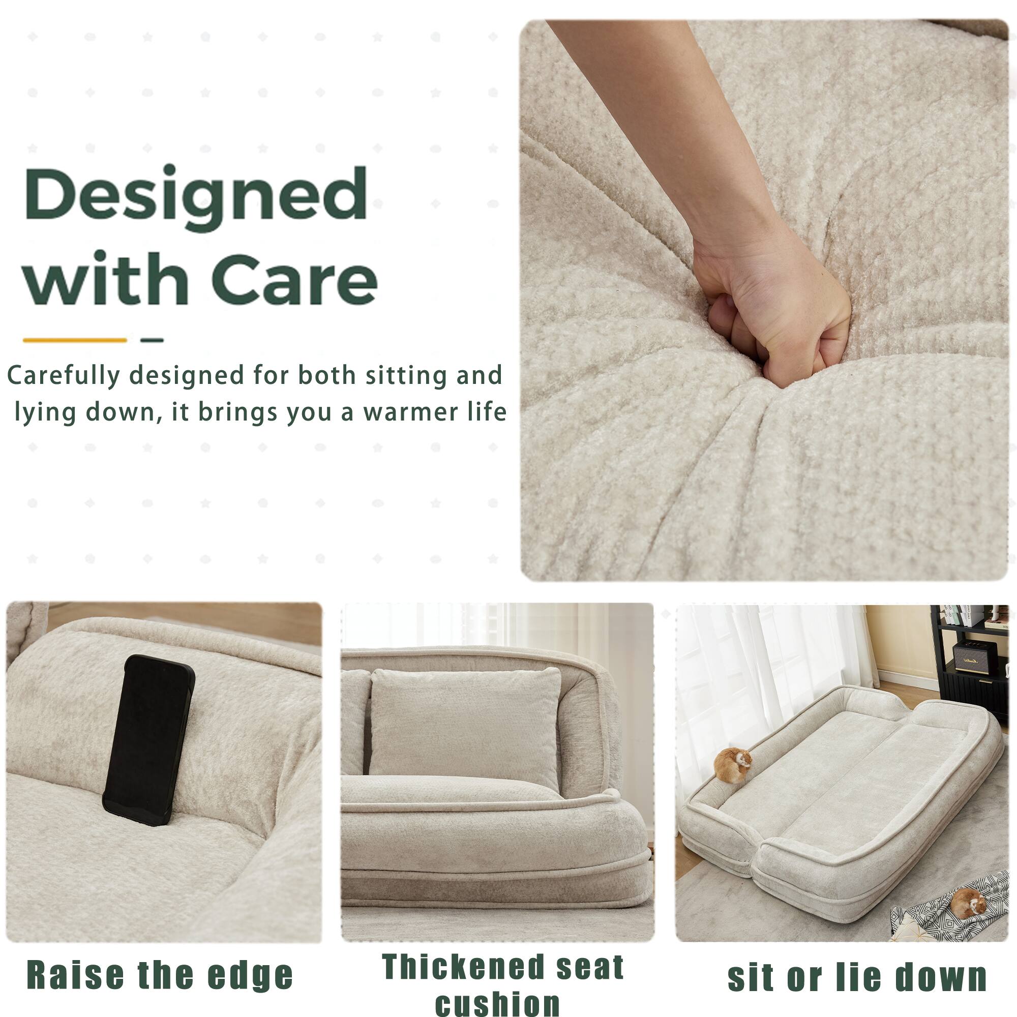 Designed with Care

Carefully designed for both sitting and lying down, it brings you a warmer life

Raise the edge

Thickened seat cushion

sit or lie down
