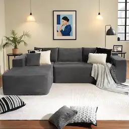 Grey(Corduroy, Left Facing)