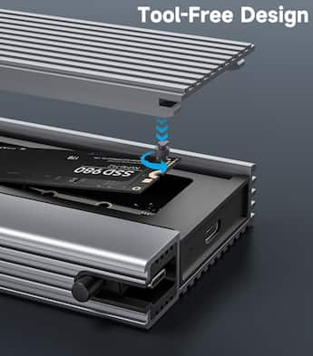 Zike Z666 40Gbps USB 4.0 M.2 NVMe SSD Enclosure w/ Thunderbolt 4 Zike Z666 40Gbps USB 4.0 M.2 NVMe SSD Enclosure w/ Thunderbolt 4