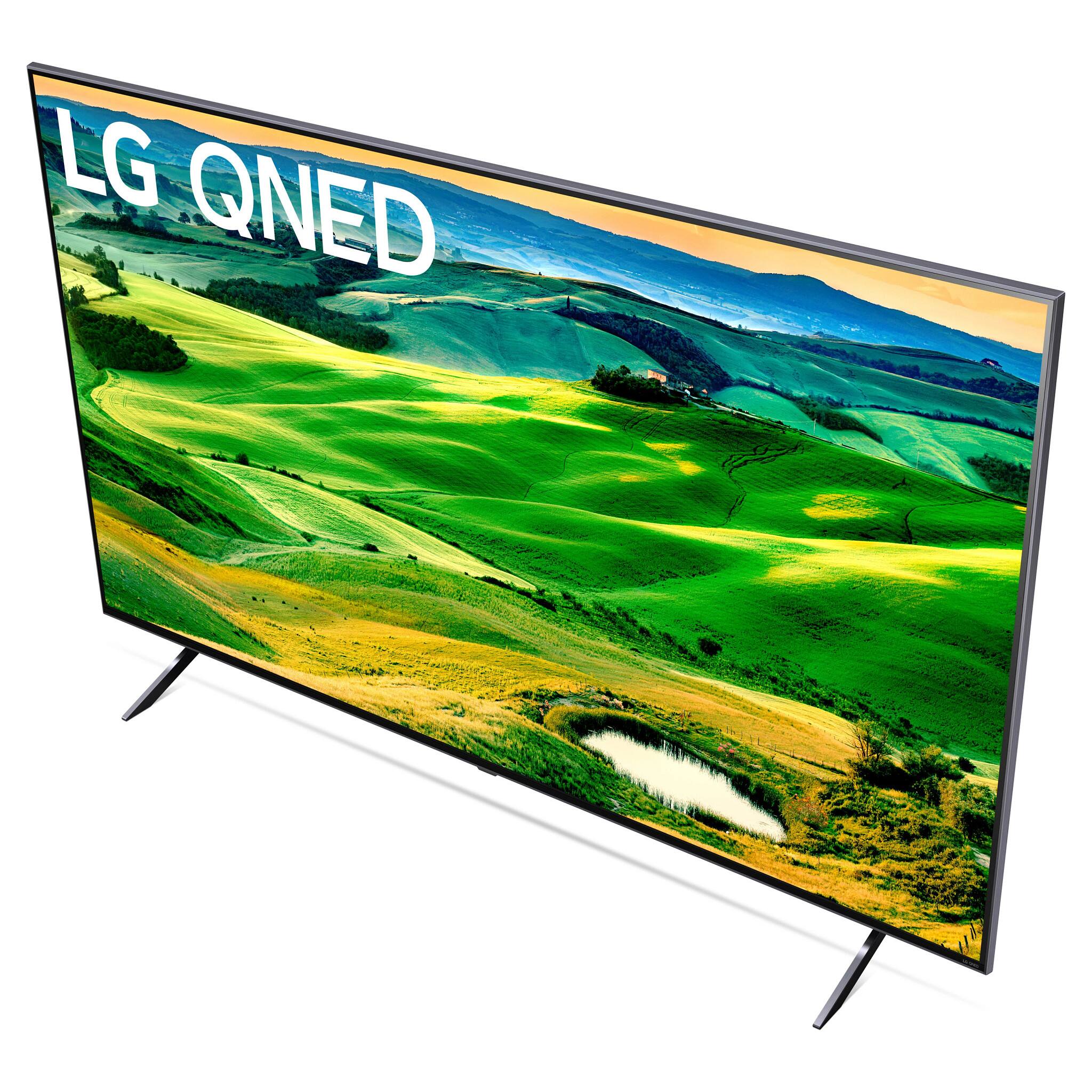 Alt View 3. LG - 65" Class 80 Series QNED 4K UHD Smart webOS TV - Black.