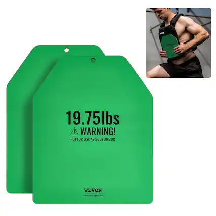 19.75lbs, WARNING! NOT FOR USE AS BODY ARMOR, VEVOR