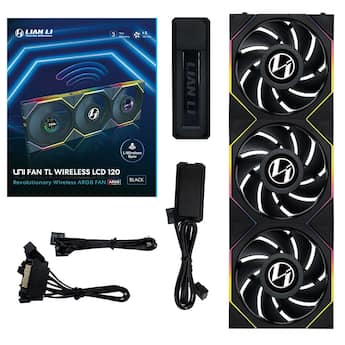 Lian Li UNI Fan TL LCD 120 Wireless LCP Fan Blade Customizable RGB Lian Li UNI Fan TL LCD 120 Wireless LCP Fan Blade Customizable RGB