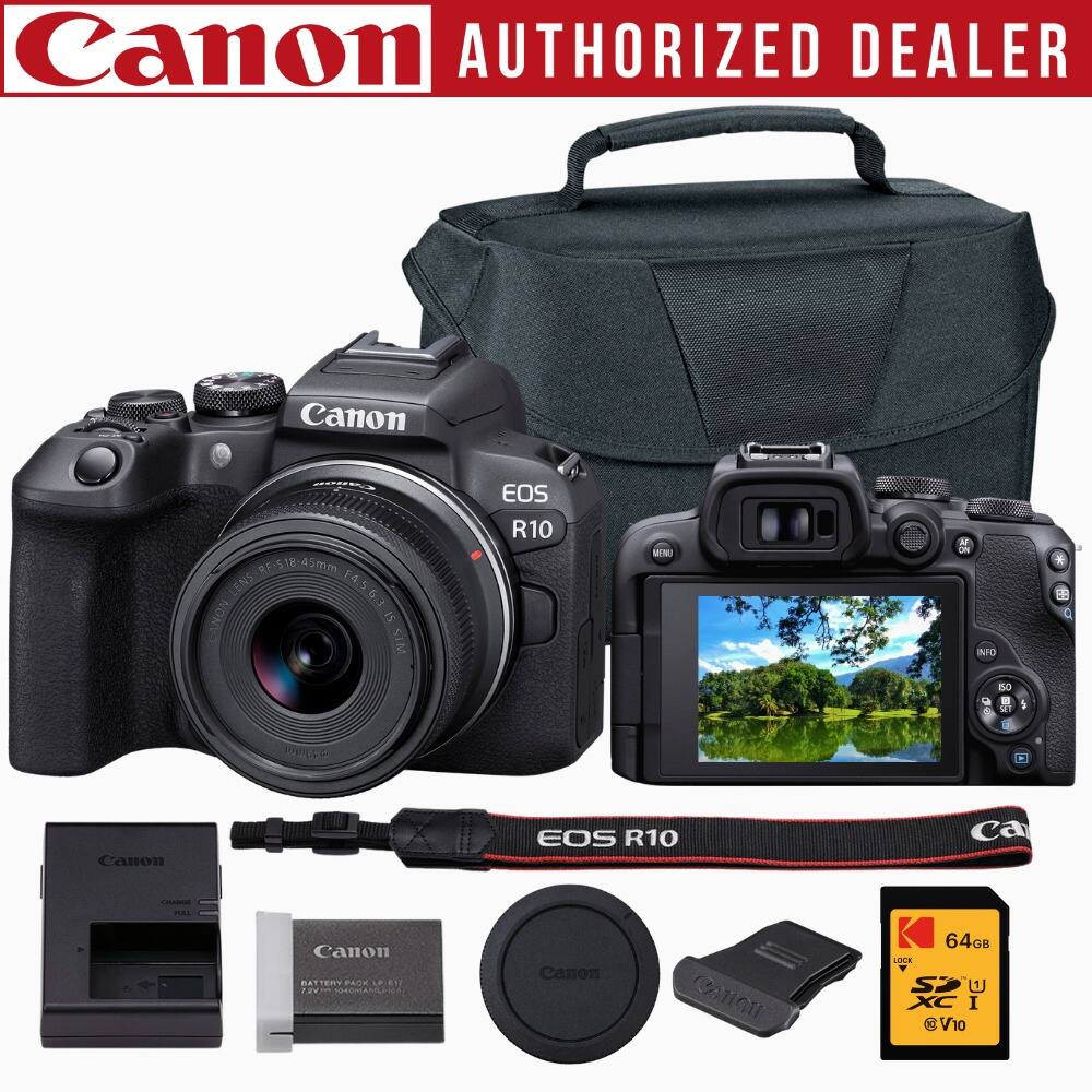 Canon AUTHORIZED DEALER

Canon RF-518:45mm LENS F4.5-6.3 CANON IS STM

EOS R10

MENU

21 INFO 50

SET i

Canon

EOS R10

Canon BATTERY PACK LP-612 ASE E 040manico.com

Canon

64GB LOCK SZ U XC I @V10