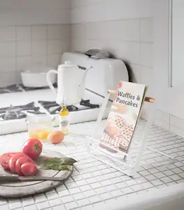 Yamazaki Home - Tablet and Cookbook Stand - White