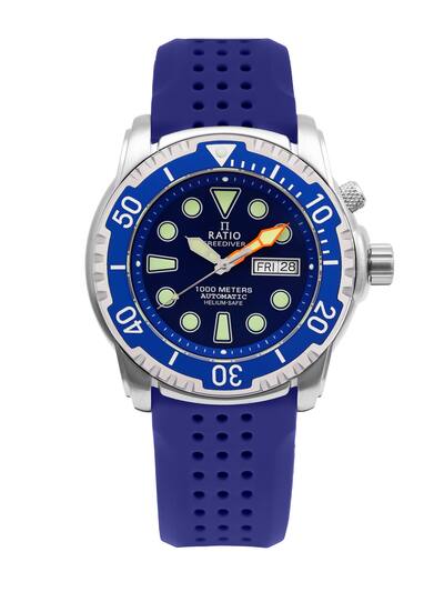RATIO FreeDiver Version 02 Helium Safe 1000M Sapphire RATIO FreeDiver Version 02 Helium Safe 1000M Sapphire