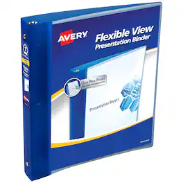 Avery - 1" 3-Ring View Binders, (17675) - Blue