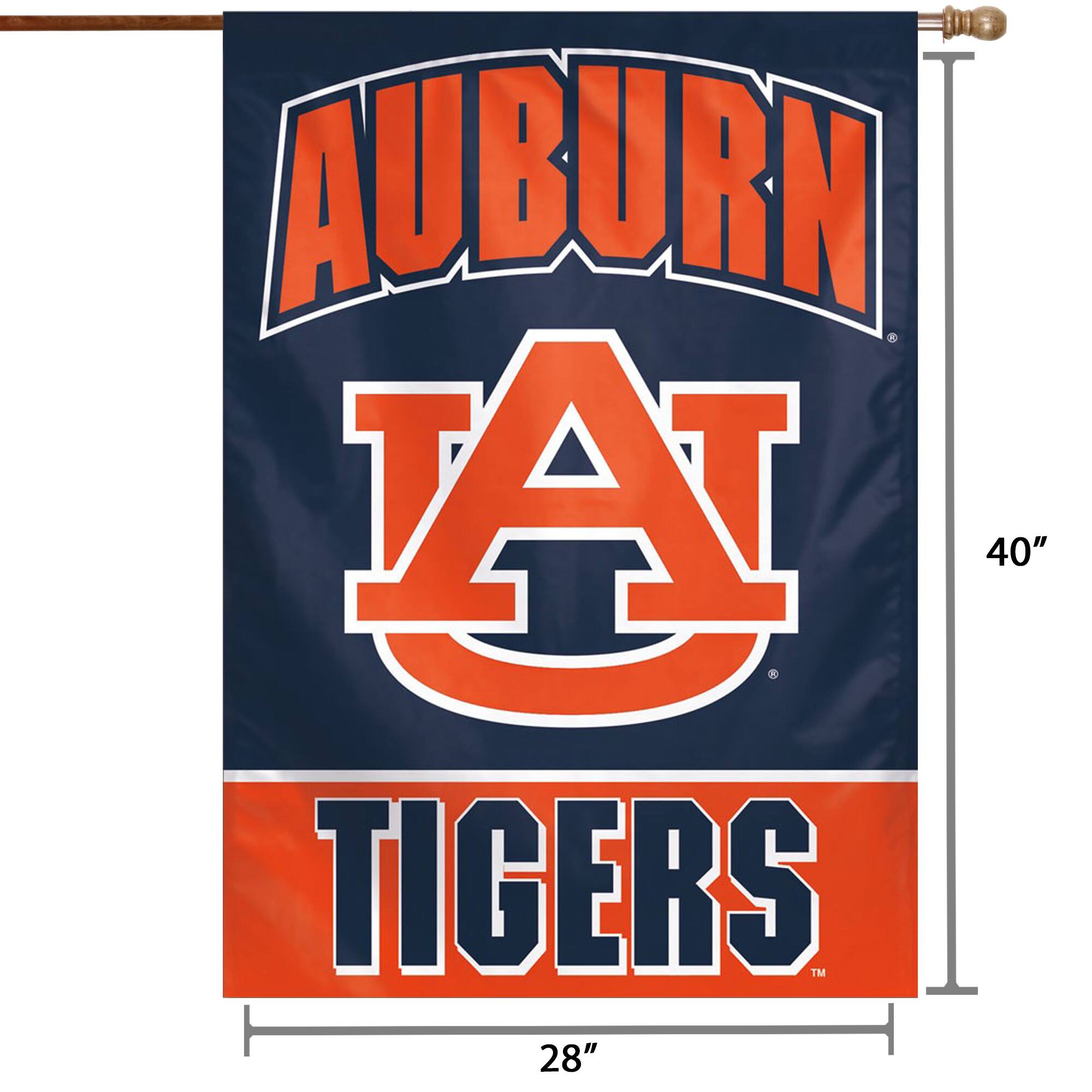 AUBURN  
TIGERS  

40" x 28"