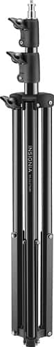 Insignia™ - 72" Light Stand - Black - Larger Front