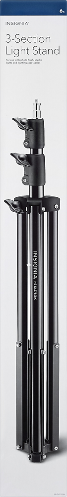  Insignia™ - 72&quot; Light Stand - Black