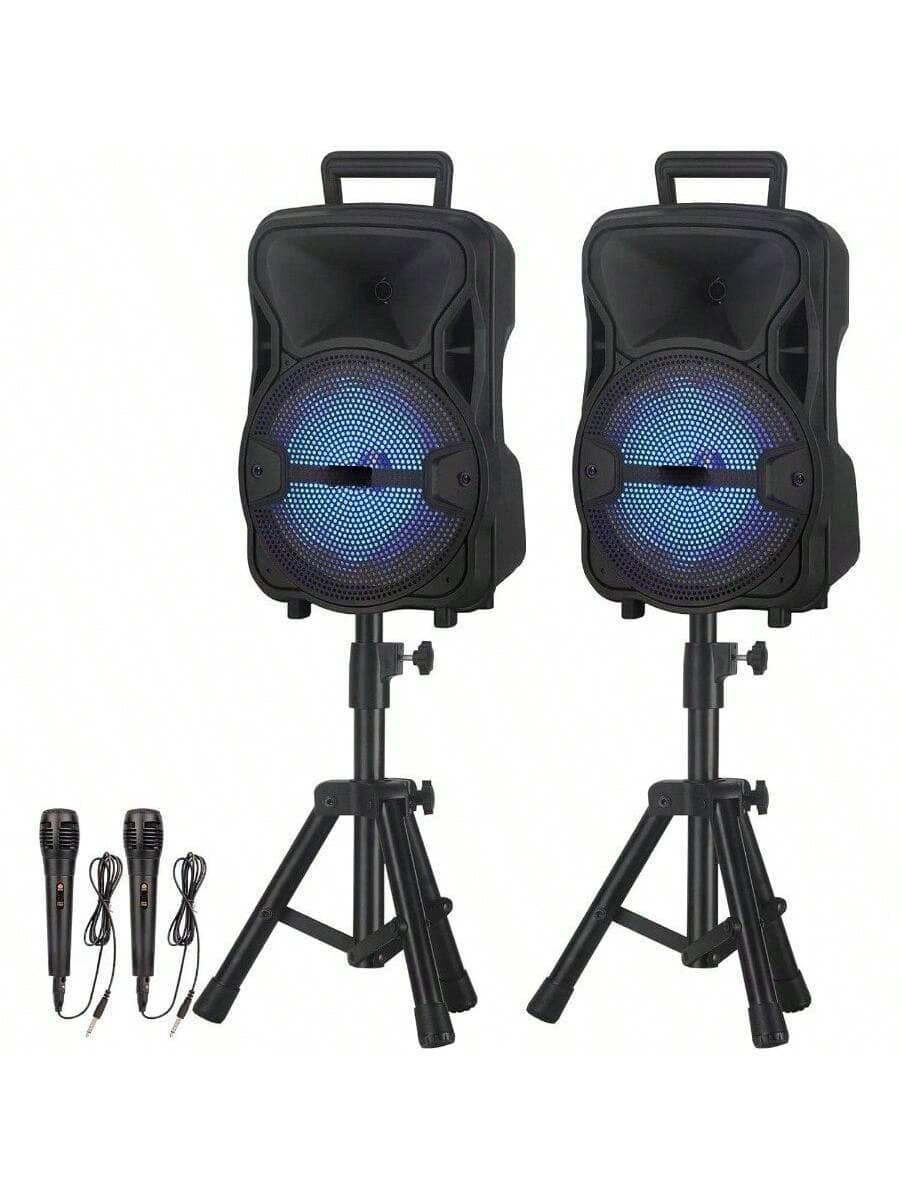 Stamp n Camp - High Performance Professional Speaker Microphone with Portable, Party, Wireless - Green - For Outdoor - Black