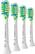 Angle. Philips Sonicare - Premium White Brush Heads (4-Pack) - White.