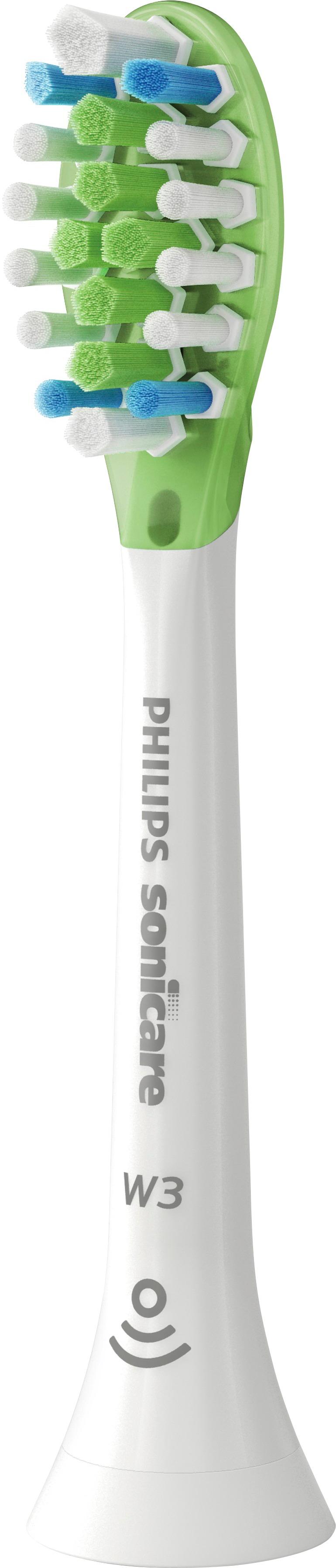 Left View: Philips Sonicare - Premium White Brush Heads (4-Pack) - White