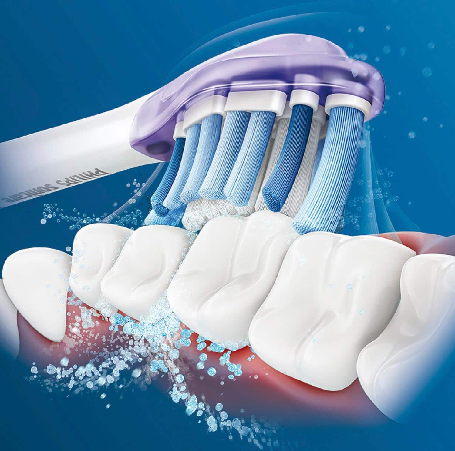 Alt View 15. Philips Sonicare - Premium Gum Care Brush Heads (4-Pack) - White.