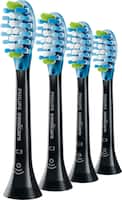 Philips Sonicare - Premium Plaque Control Brush Heads (4-Pack) - Black - Angle_Zoom