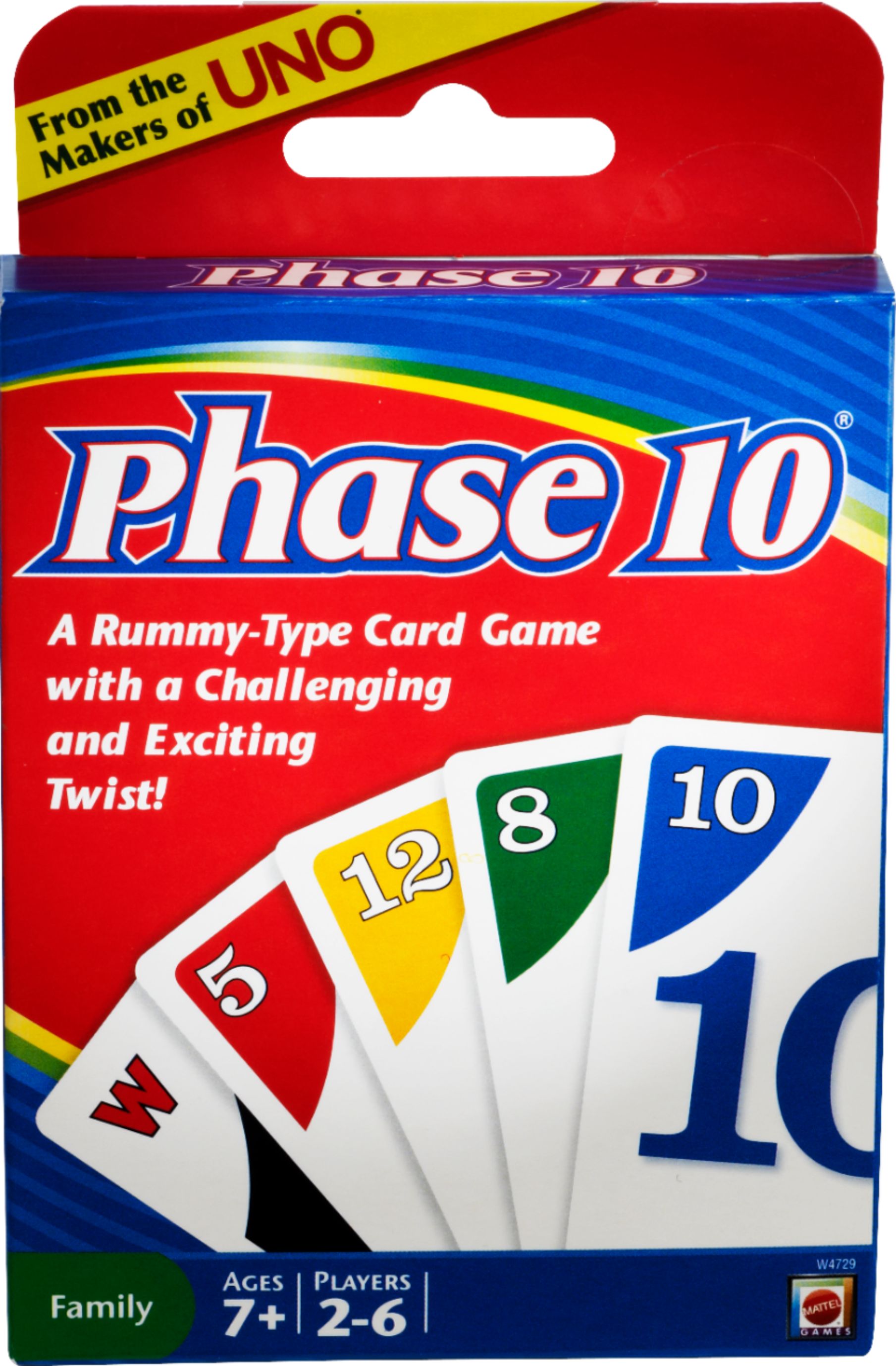 W4729 for sale online Mattel Phase 10 Card Game 