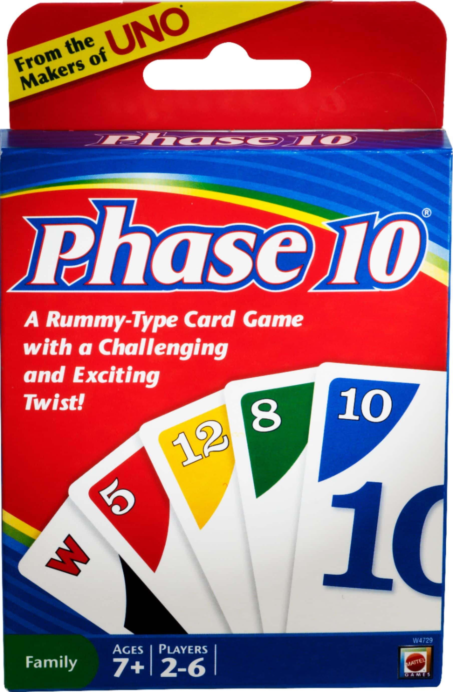 Phase 10 Card Game, Family Game for Adults & Kids, Challenging & Exciting  Rummy-style Play