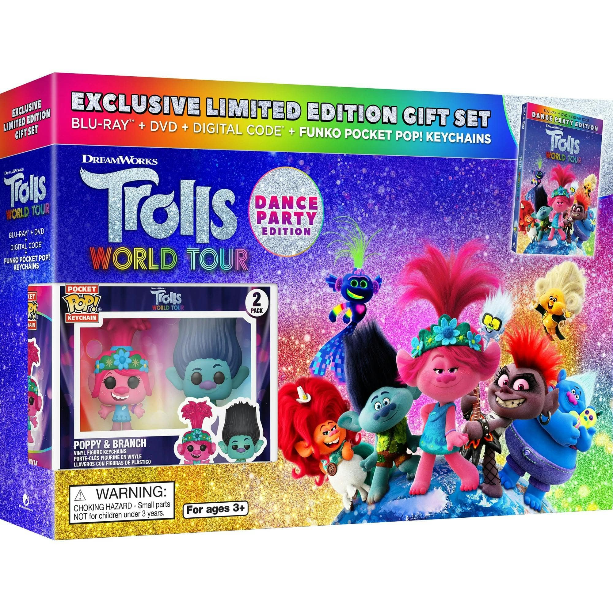 Trolls 2: World Tour (with FUNKO Pop Keychains) [Blu-ray]
