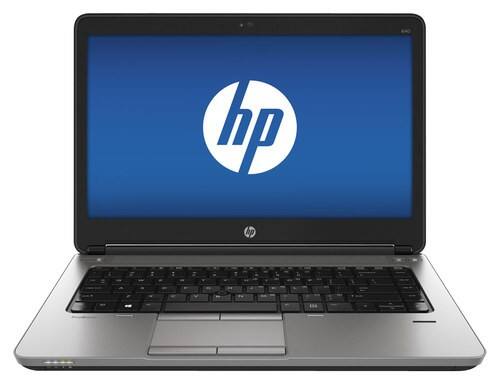 Front Standard. HP - ProBook 640 G1 14" Laptop - Intel Core i5 - 4GB Memory - 500GB Hard Drive - Black.