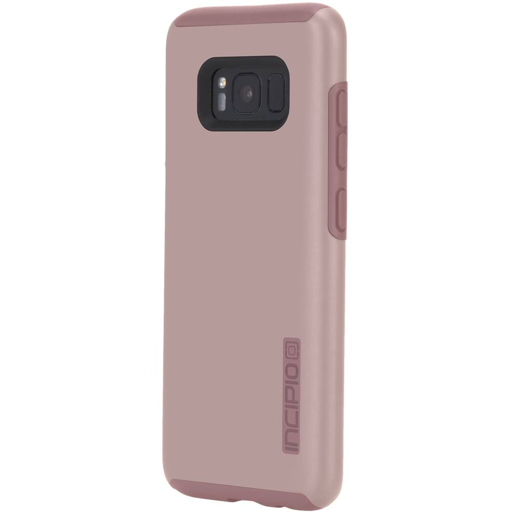 Front. Incipio - DualPro Case for Samsung Galaxy S8+ - Iridescent rose gold.
