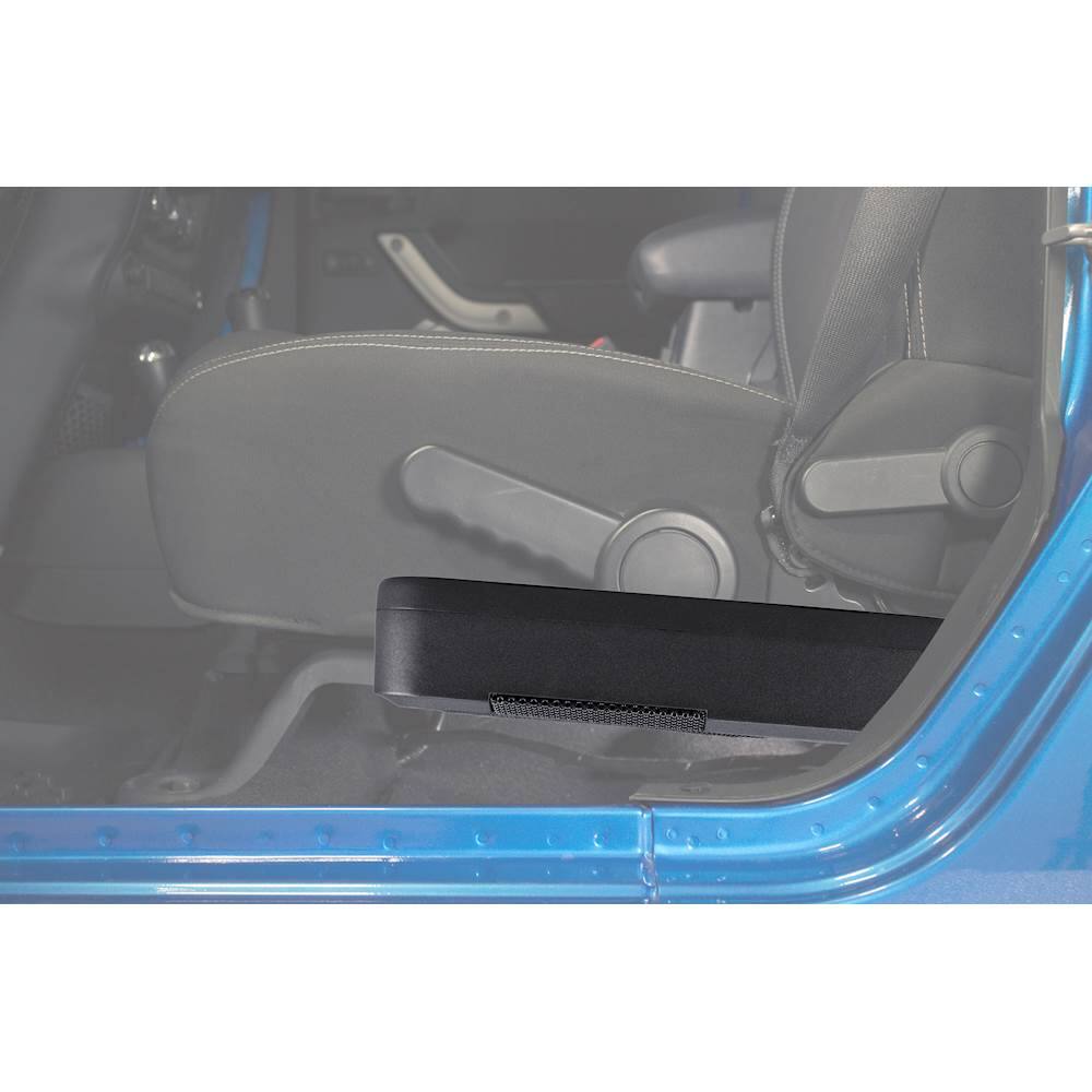 Alt View 11. Alpine - 8" Single-Voice-Coil 4-Ohm Loaded Subwoofer Enclosure with Integrated 120W Amp - Black.