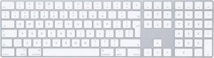 Apple - MQ052LL/A Full-size Wireless Scissor Magic Keyboard with Numeric Keypad - Silver - Front_Zoom
