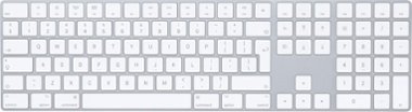 Apple - Magic Keyboard with Numeric Keypad - Silver - Front_Zoom