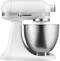 KitchenAid - KSM3311XFW Artisan Mini Tilt-Head Stand Mixer - Matte white-Front_Standard