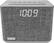 Front. iHome - FM Dual-Alarm Clock Radio - Gray.