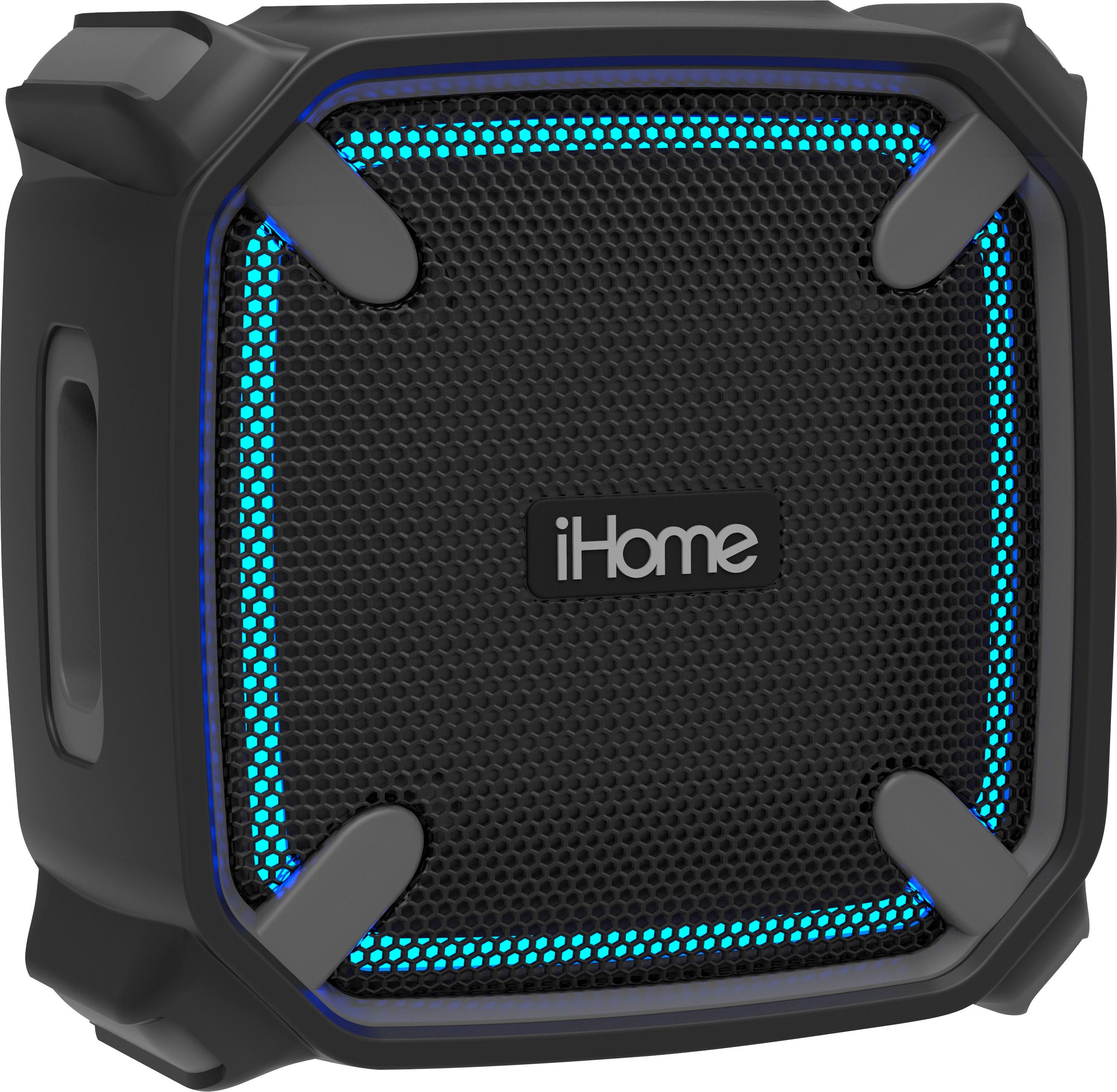 Ihome Weather Tough 3 Portable Bluetooth Speaker Gray Black