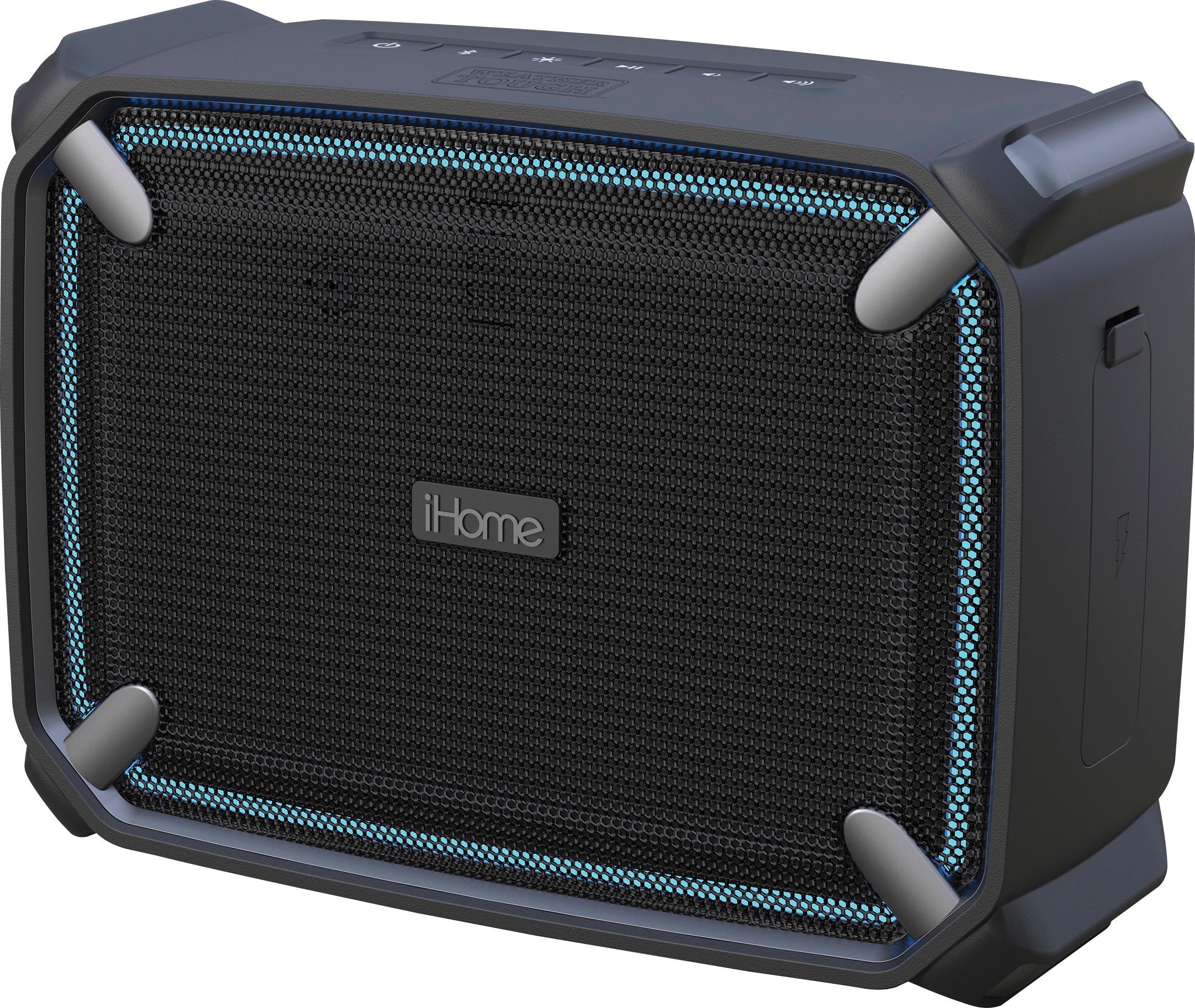 Customer Reviews: iHome Weather Tough 4 Portable Bluetooth Speaker Gray ...