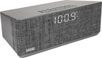 Front Zoom. iHome - FM Dual-Alarm Clock Radio - Gray.