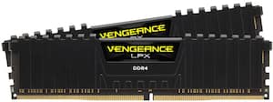 CORSAIR - VENGEANCE LPX Series 16GB (2PK 8GB) 3.0GHz DDR4 Desktop Memory - Black - Front_Zoom