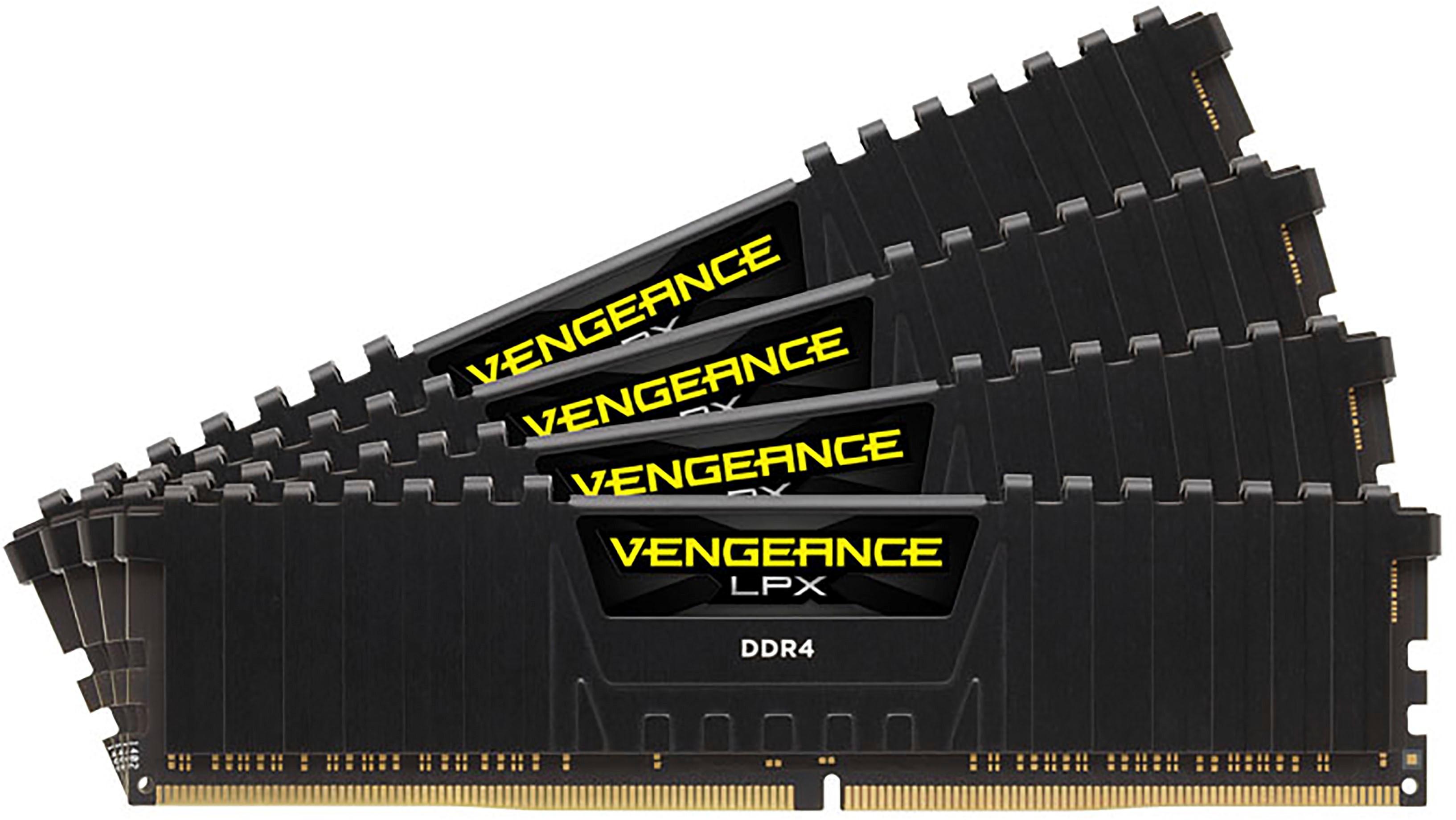Corsair Vengeance LPX 16GB (2x8GB) DDR4 DRAM 3000MHz C15 Desktop Memory Kit  - Black (CMK16GX4M2B3000C15)