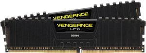 CORSAIR - Vengeance LPX 16GB (2PK x 8GB) 2400MHz DDR4 C16 DIMM Desktop Memory - Black - Front_Zoom