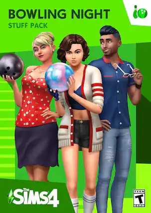 The Sims 4 Bowling Night Stuff Pack - T (Teen 13+)