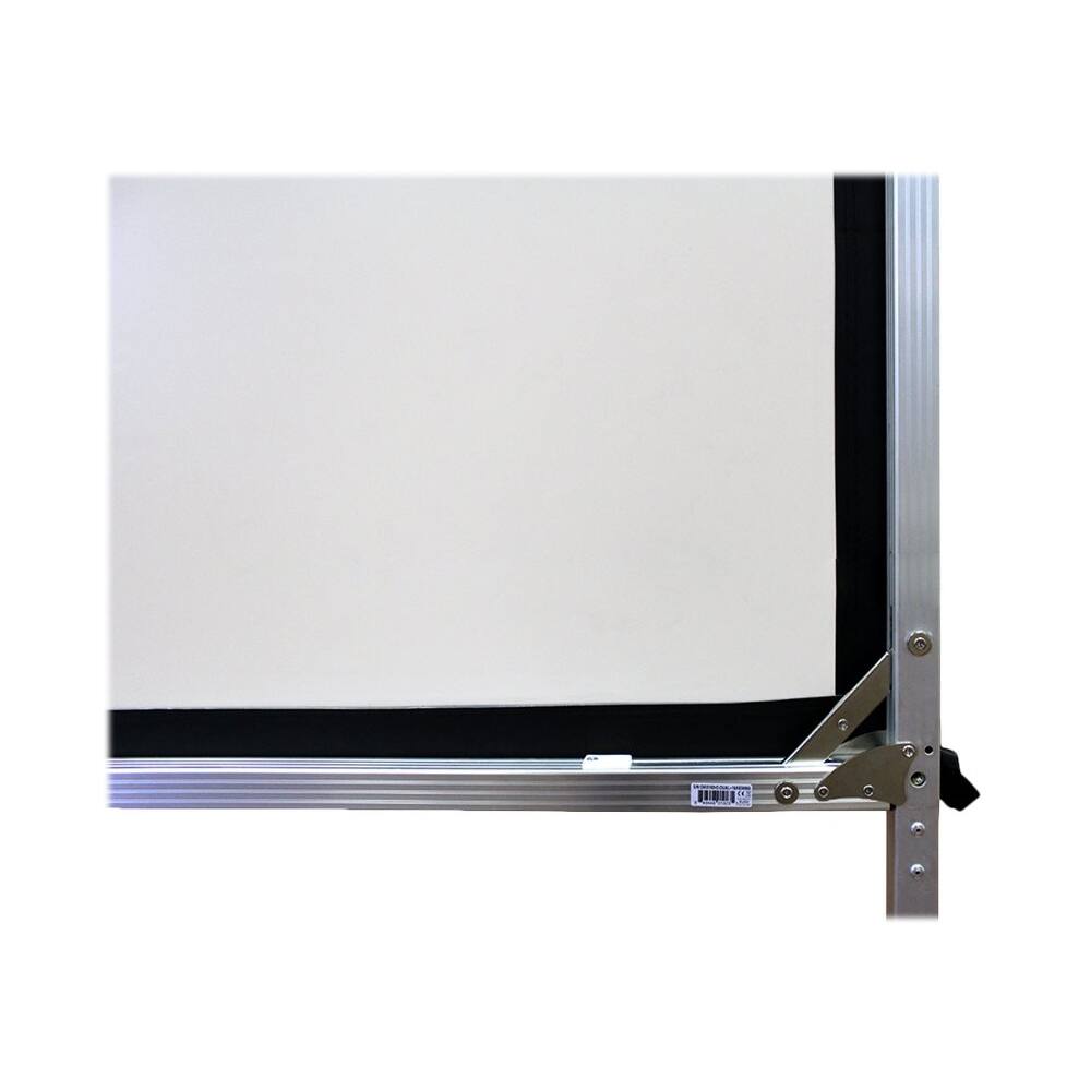 Alt View 13. Elite Screens - Yard Master 2 WraithVeil® Dual Front/Rear Projection Portable Folding-Frame Outdoor Screen,120"Diag,16:9,OMS120H2-DUAL - Black trim/silver frame.