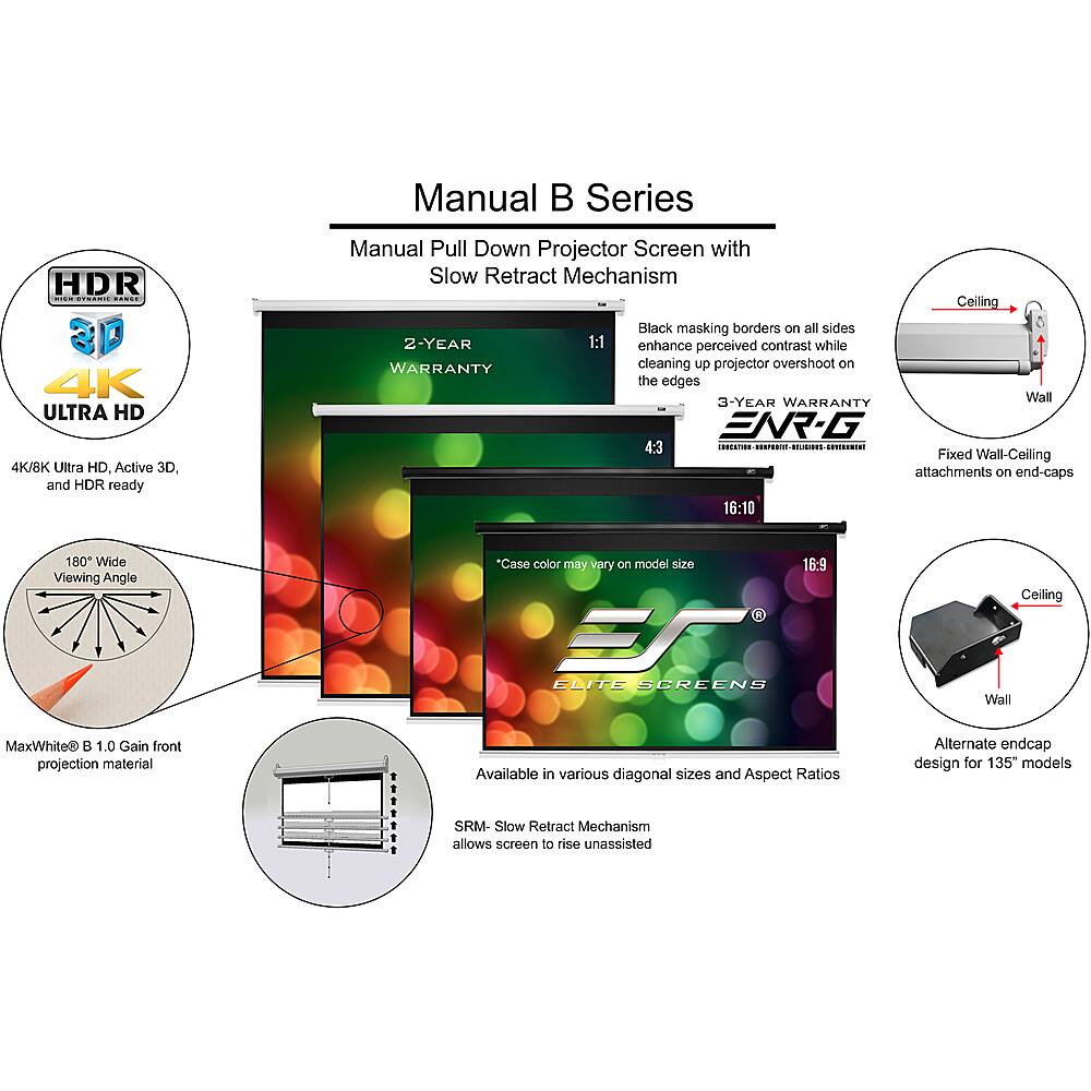 Questions and Answers: Elite Screens Manual 100