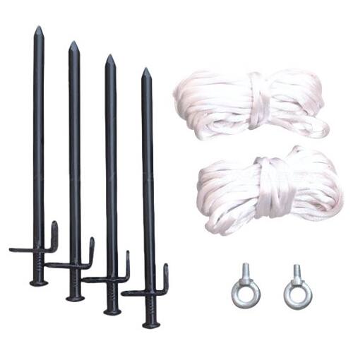 Alt View 19. Elite Screens - Yard Master 2 WraithVeil® Dual Front/Rear Projection Portable Folding-Frame Outdoor Screen, 150" Diag,16:9,OMS150H2-DUAL - Black trim/silver frame.