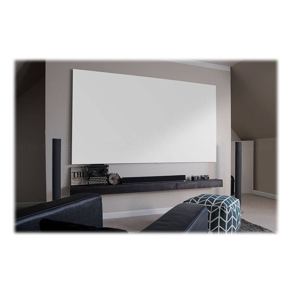 Left. Elite Screens - Aeon Series 138" Projector Screen - Edgeless.