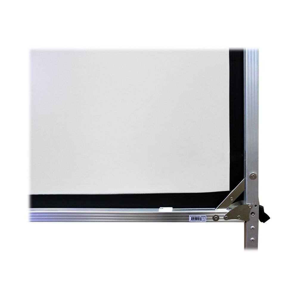 Alt View 12. Elite Screens - Yard Master 2 WraithVeil® Dual Front/Rear Portable Folding-Frame Outdoor Screen, 180" diag., 16:9, OMS180H2-DUAL - Black trim/silver frame.