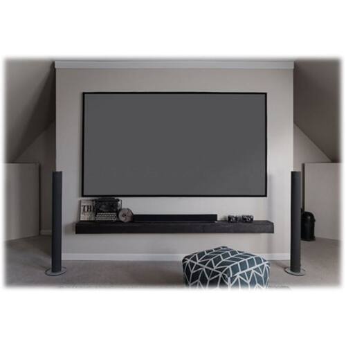 Alt View 11. Elite Screens - Aeon CineGrey 3D® Ceiling Ambient Light Rejecting EDGE FREE Fixed Frame Screen, 100" diag., 16:9, AR100DHD3 - Black.