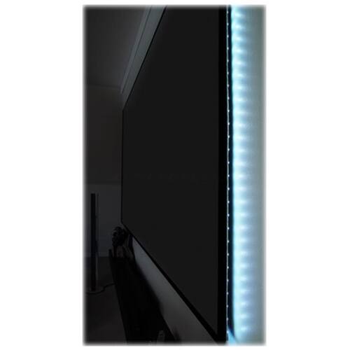 Alt View 13. Elite Screens - Aeon CineGrey 3DÂ®, 135" D,16:9, Ceiling Ambient Light Rejecting EDGE FREE Fixed Frame Std Long Throw Screen AR135DHD3 - Black.