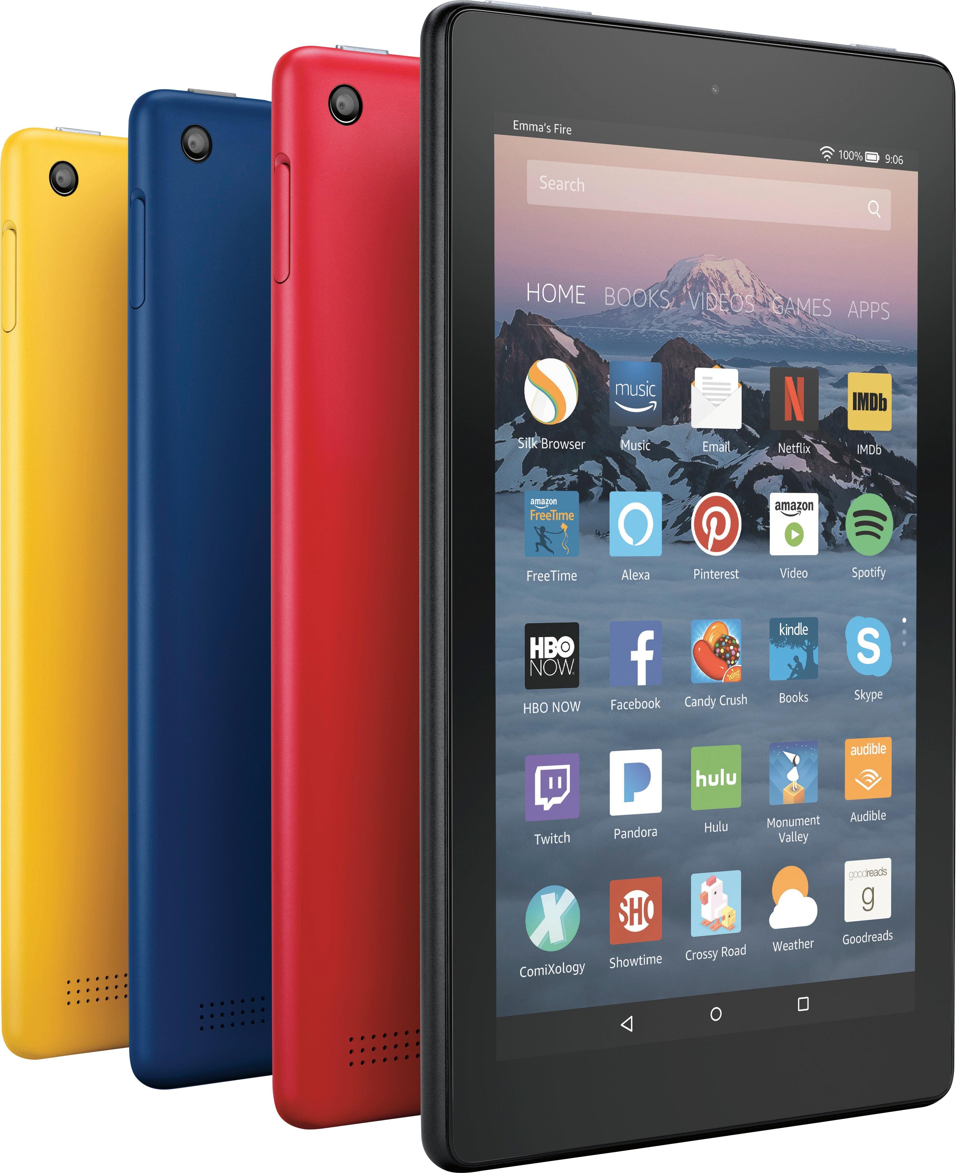 Alt View 13. Amazon - Fire - 7" - Tablet - 8GB 7th Generation, 2017 Release - Black.